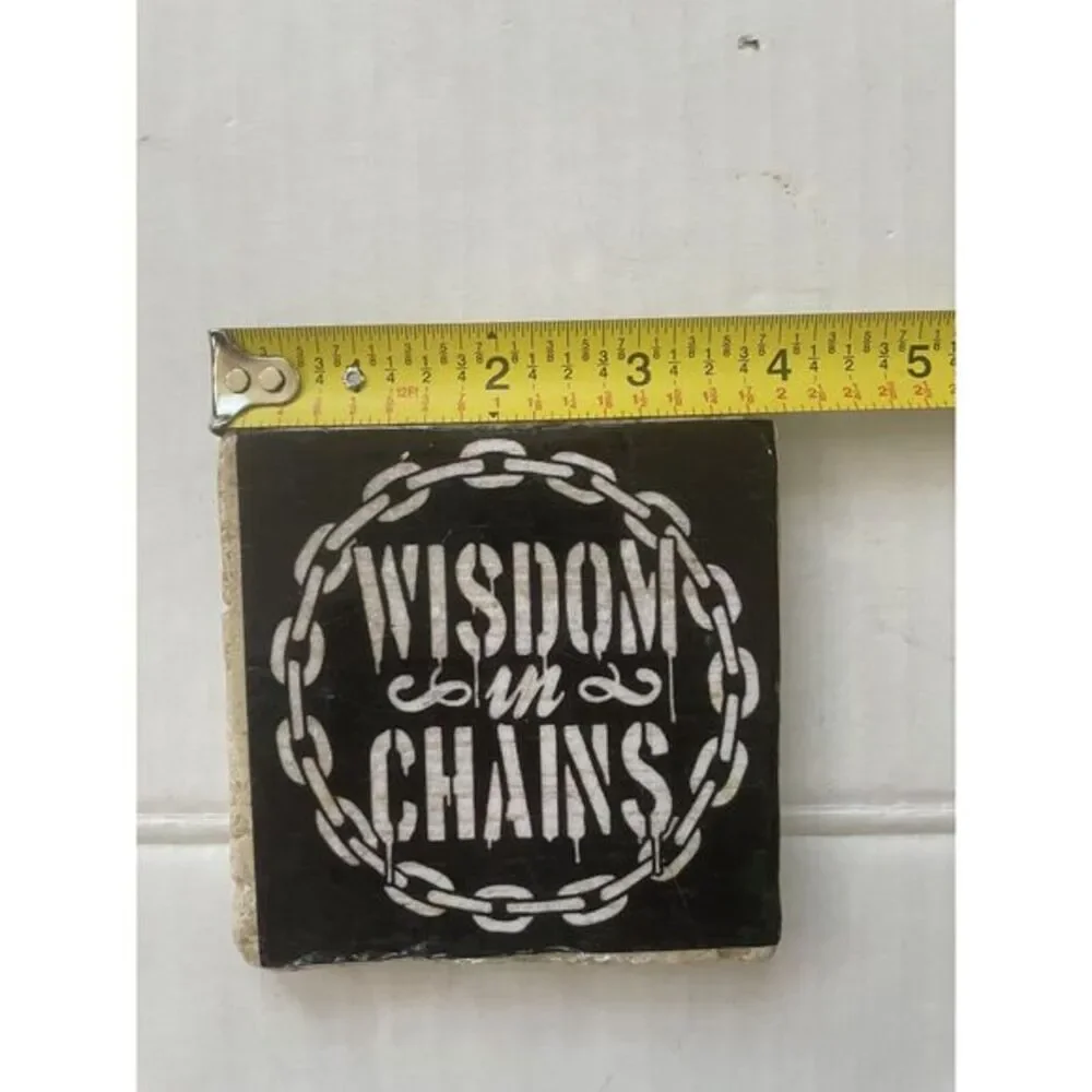 Wisdom In Chains Custom Made Drink Coaster PAHC Fury‎ Of Five Madball Terror